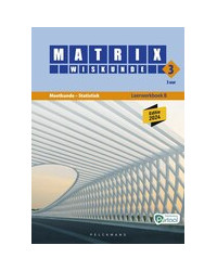 Matrix Wiskunde 3.3 Leerwerkboek B Meetkunde – Statistiek (editie 2024) (incl. Pelckmans Portaal)