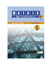 Matrix Wiskunde 4.4 Leerwerkboek B Meetkunde – Statistiek (editie 2024) (incl. Pelckmans Portaal)