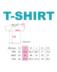 T-Shirt modèle SPORT femme S avec logo de l'école - CNDD