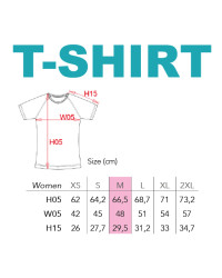 T-Shirt modèle SPORT femme M avec logo de l'école - CNDD