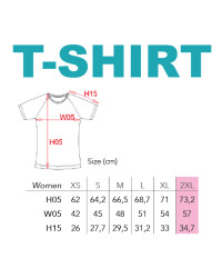 T-Shirt modèle SPORT femme XXL avec logo de l'école - CNDD
