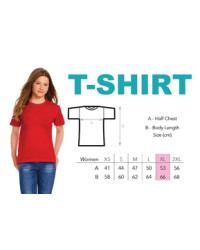 T-Shirt modèle femme XL avec logo de l'école - ISFJ